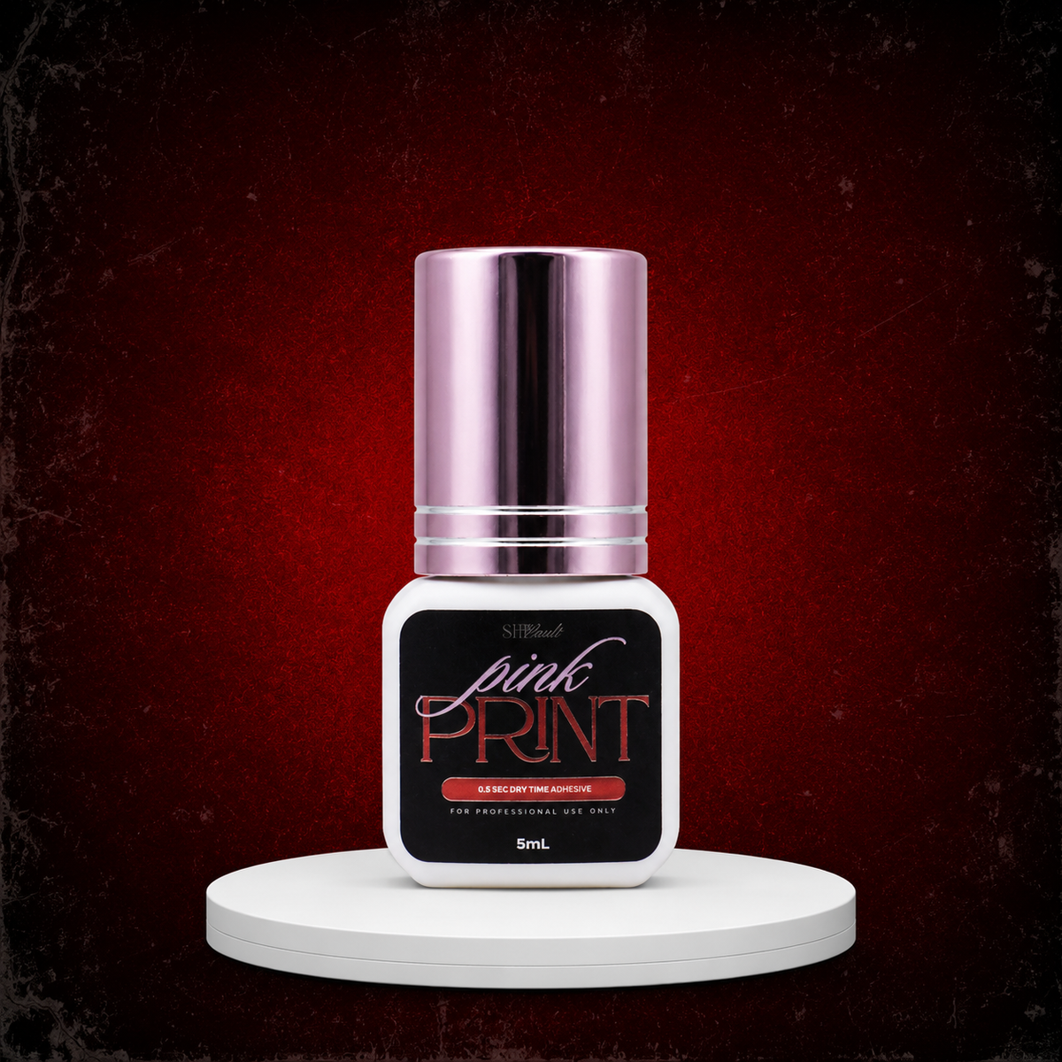 Pink Print Adhesive